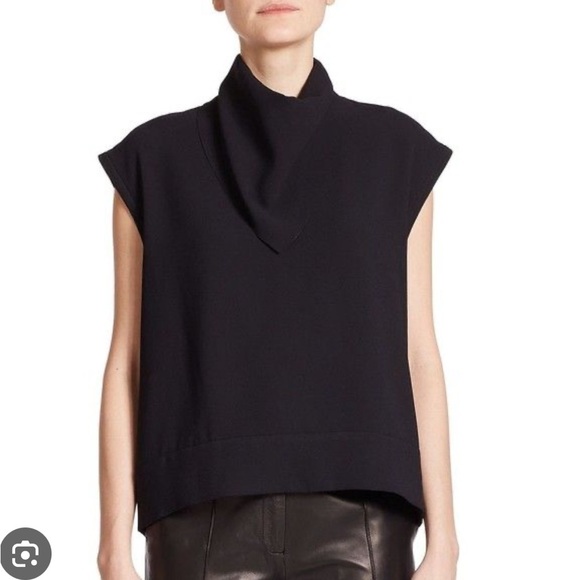 IRO Astrid high neck handkerchief top - Picture 1 of 5
